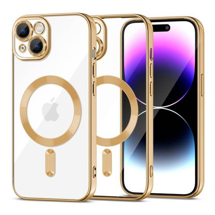 Etui APPLE IPHONE 15 Tech-Protect MagShine złote