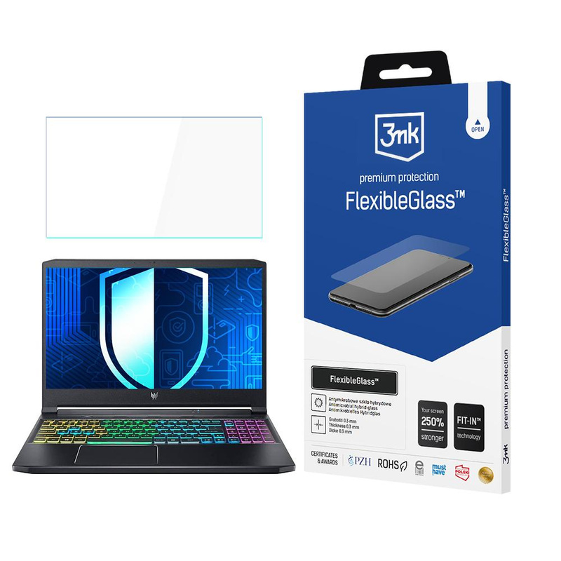 Acer Predator Triton 300 - up to 17" 3mk FlexibleGlass