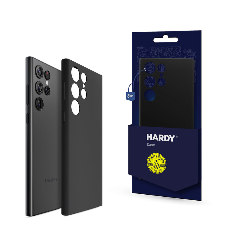 Samsung Galaxy S23 Ultra - 3mk Hardy Android Silicone MagCase Black