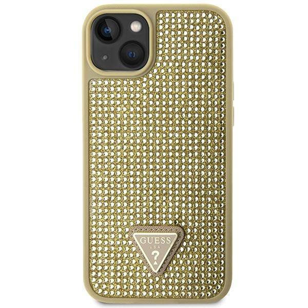 Guess GUHCP14MHDGTPD iPhone 14 Plus 6,7" Gold/Gold Hardcase Strass Dreieck