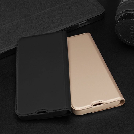 Dux Ducis Skin Pro Bookcase type case for iPhone 13 Pro golden