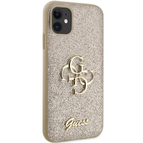 Original Handyhülle IPHONE 11 / XR Guess Hardcase Glitter Script Big 4G