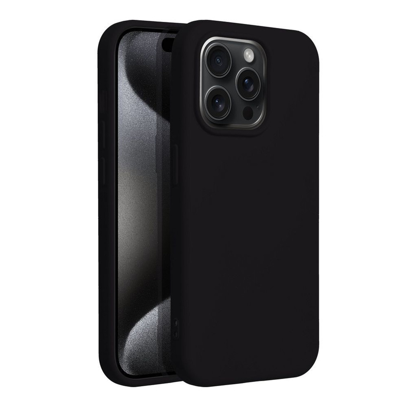 Futerał SILICONE do IPHONE 15 PRO czarny