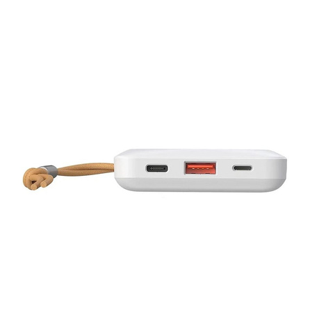 Bateria zewnętrzna (Powerbank) VEGER MagOn z ładowaniem indukcyjnym kompatybilny z MagSafe 15W - 10 000mAh PD 22,5W biały (VP1151 / W1151)