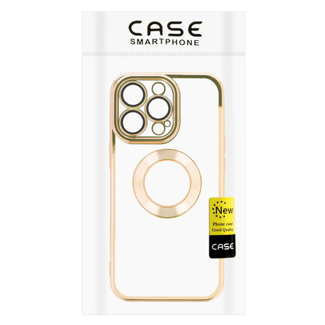 Beauty Clear Case do Iphone 15 złoty