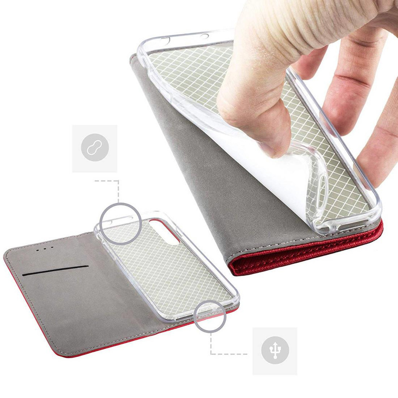 Kabura Smart Case book do SAMSUNG A15 4G / A15 5G czerwony