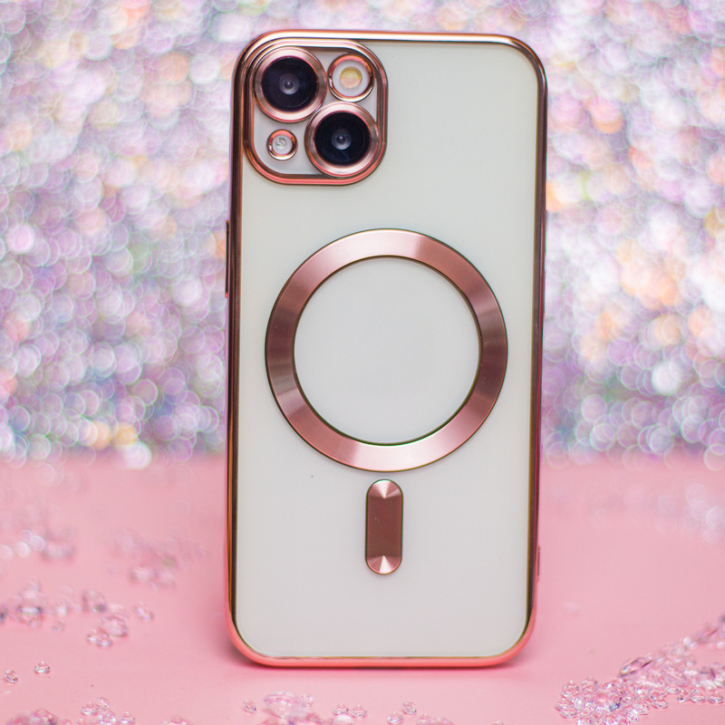 Nakładka Color Chrome Mag do iPhone 16 Pro Max 6,9&quot; różowo-złota