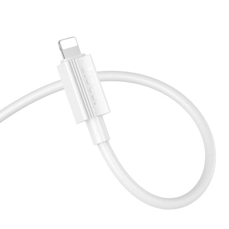 HOCO kabel USB A do Lightning 2,4A X107 1 m biały