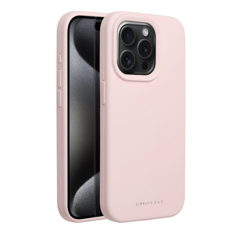 Futerał Roar Cloud-Skin - do iPhone 15 Pro Jasnoróżowy