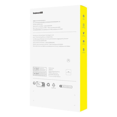 Handyhülle + Gehärtetes Glas IPHONE 14 PRO MAX Baseus Schott Series transparent