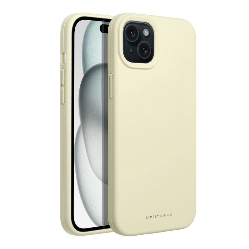 Futerał Roar Cloud-Skin - do iPhone 15 Plus Jasnożółty