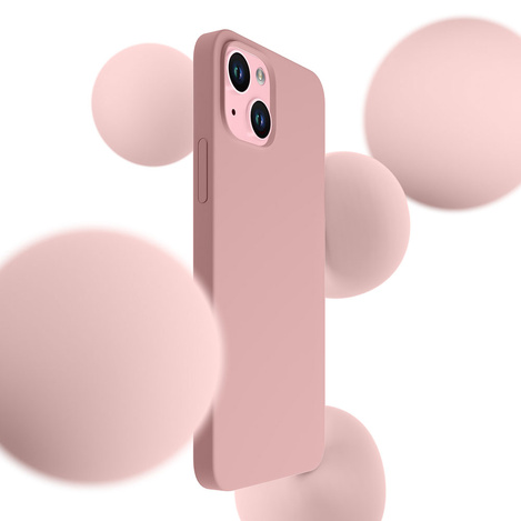Apple iPhone 15 - 3mk Hardy Silicone MagCase Pink