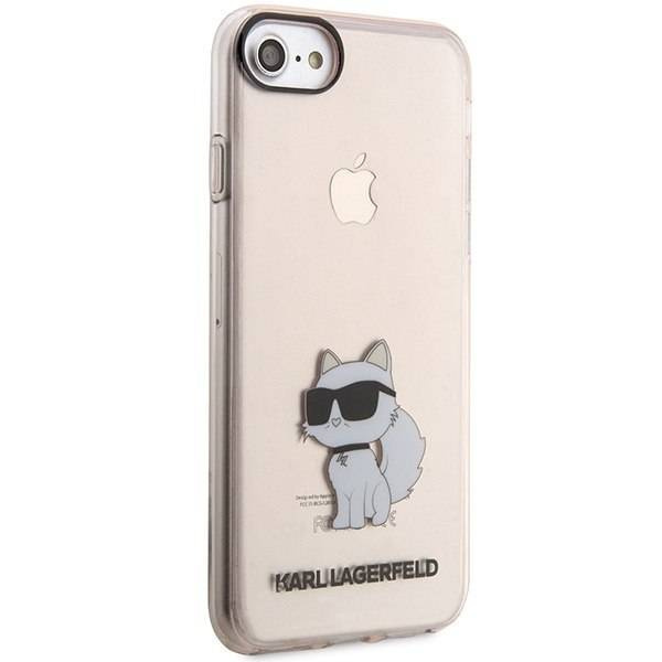 Karl Lagerfeld nakładka do iPhone 7 / 8 / SE KLHCI8HNCHTCP różowa hardcase IML NFT Choupette