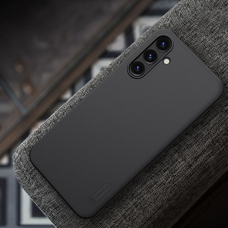 Etui Nillkin Super Frosted Shield do Samsung Galaxy A15 5G sztywny pokrowiec - czarny