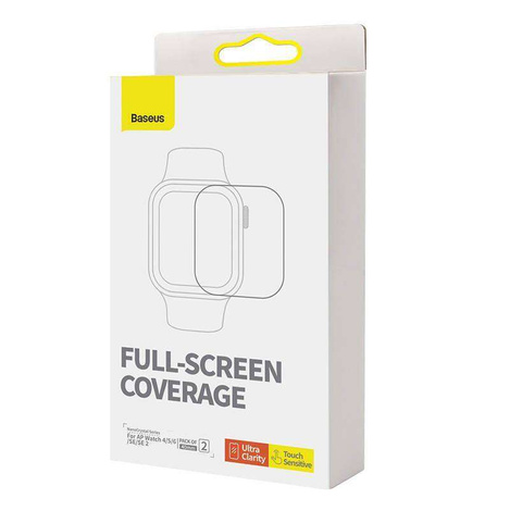 Folia Ochronna APPLE WATCH 4 / 5 / 6 / SE (40MM) Baseus NanoCrystal Clear