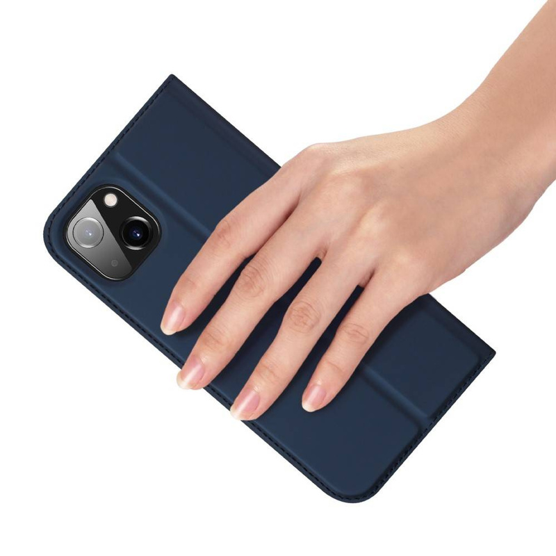 Dux Ducis Skin Pro Holster Flip Cover für iPhone 14 Max blau
