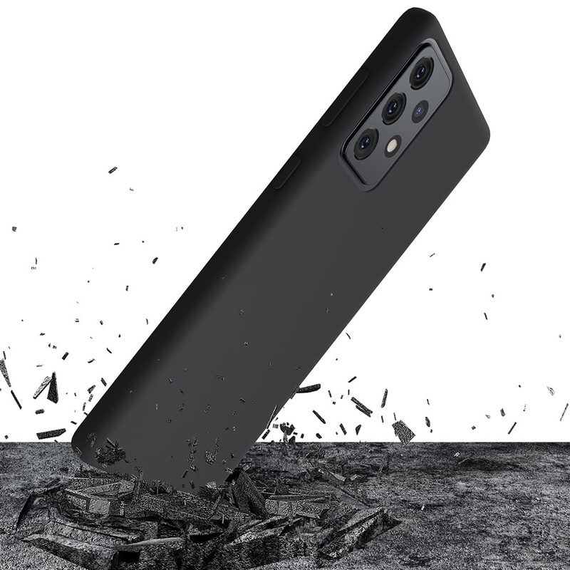 3MK SILICONE CASE SAMSUNG A52 4G/5G A52s 5G BLACK