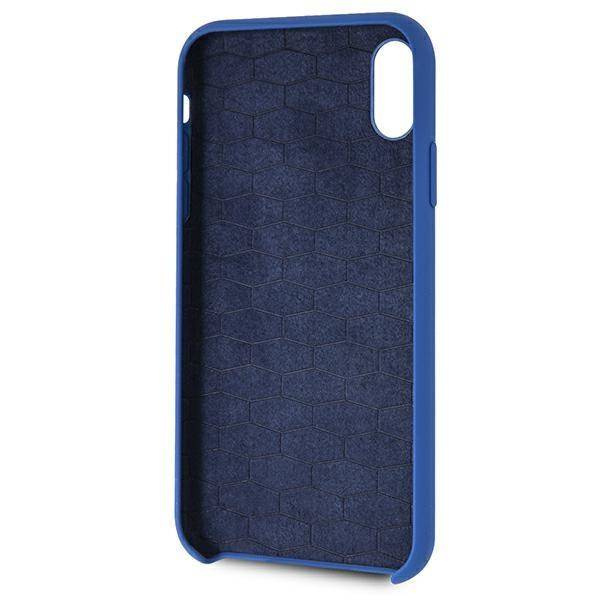 Original Case IPHONE XR BMW Hardcase Silicone M Collection (BMHCI61MSILNA) blue
