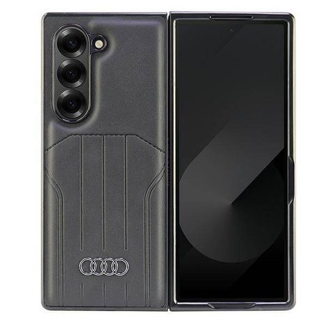 Original Case SAMSUNG GALAXY Z FOLD 6 Audi Synthetic Leather (AU-TPUPCMFold6-Q5/D1-BK) black