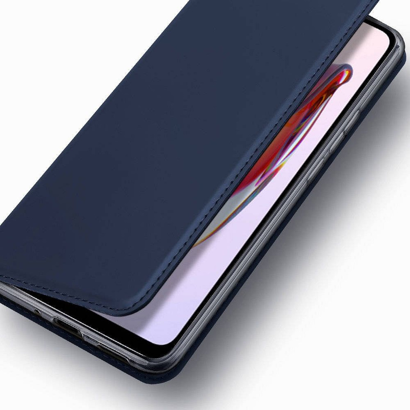 Dux Ducis Skin Pro Hülle für Xiaomi Redmi 11A / Poco C55 / Redmi 12C Cover Flip Card Wallet Stand Blau