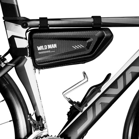 Uchwyt rowerowy / trójkątna torba pod ramę na zamek WILDMAN E4 1,5L 4" - 7"