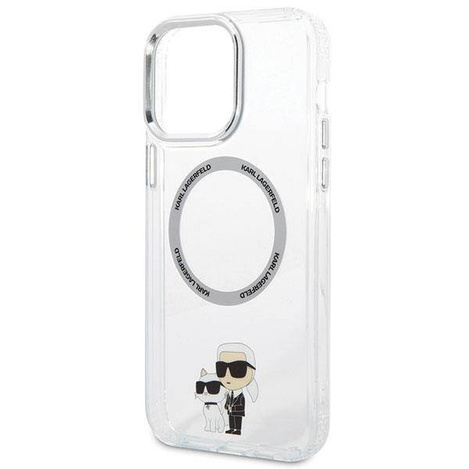 Karl Lagerfeld KKLHMP13XHNKCIT iPhone 13 Pro Max 6,7&quot; Hardcase transparent Ikonisches Karl&amp;Choupette Magsafe