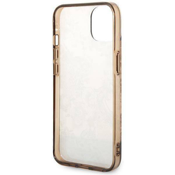 Guess Porcelain Collection - Etui iPhone 14 Plus (ochre)