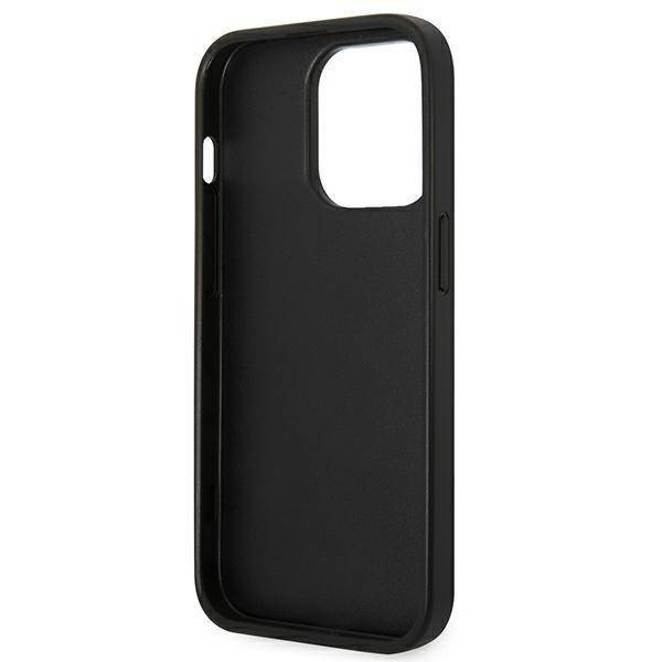 Karl Lagerfeld Saffiano Karl Head Patch Case – Etui iPhone 14 Pro (srebrny)