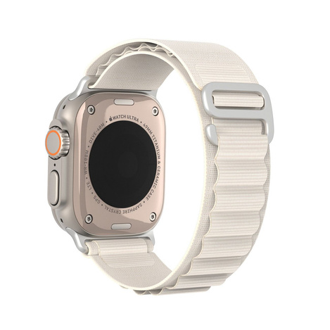 Sport-Schnallenarmband für Apple Watch 8/7/6/SE/5/4/3/2/1 (41, 40, 38 mm), Dux Ducis Armband GS-Version – Weiß