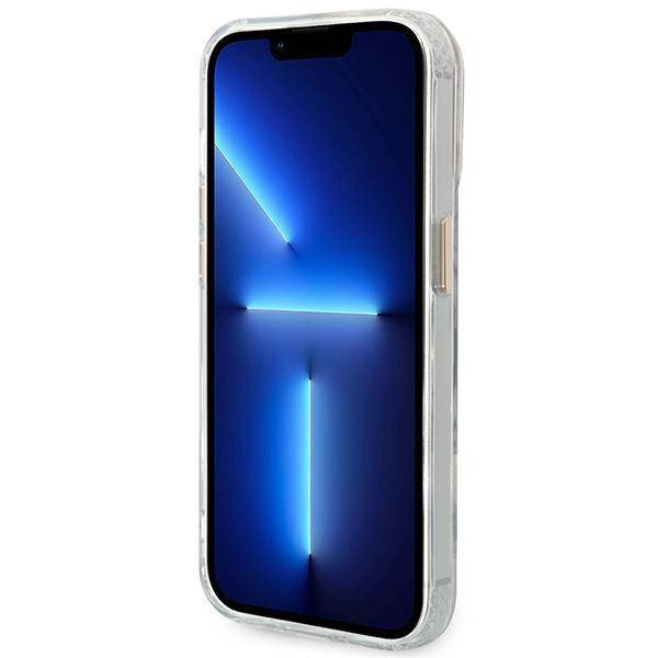 Guess GUHMP14XHTRMD iPhone 14 Pro Max 6,7 "Gold / Gold Hartschalenetui Metal Outline Magsafe