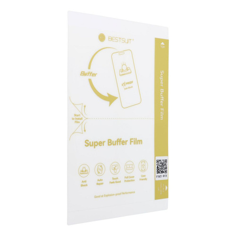 Folia do cięcia do plotera Bestsuit AF Flexible Auto-Repair 0,175mm 196 x 125 mm 10 sztuk transparentna