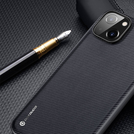 Dux Ducis Fino Schutzhülle iPhone 14 Plus blaues Nylon