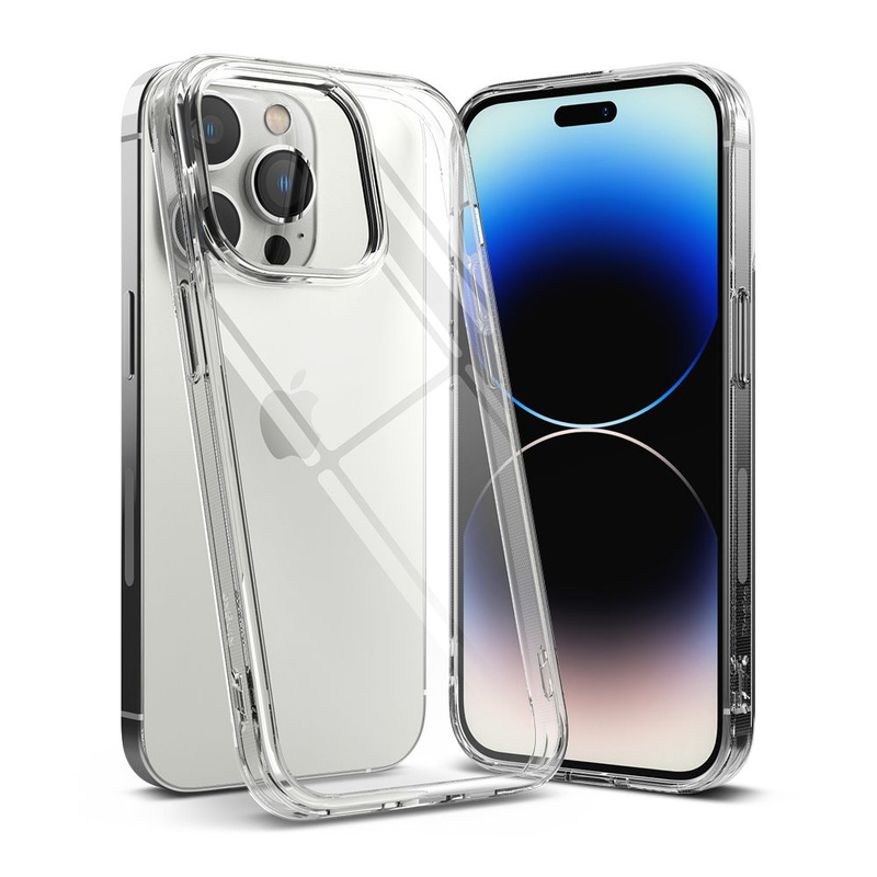 Ringke Fusion TPU Cover mit Gelrahmen für iPhone 14 Pro Max transparent (F645E52)