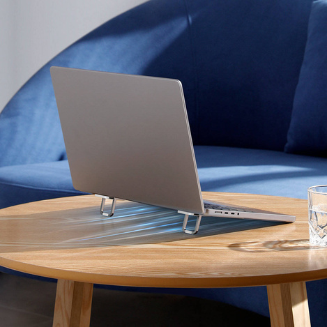 Baseus universal-Laptop-Füße (2 Stück) silber (LUZC000012)