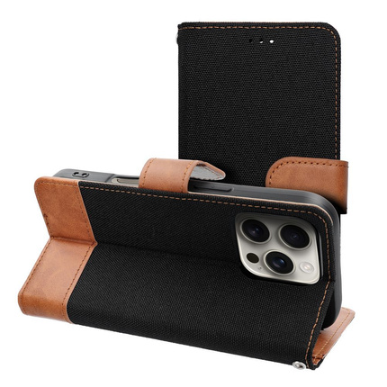 Kabura JEANS Book do IPHONE 16 Pro Max czarny