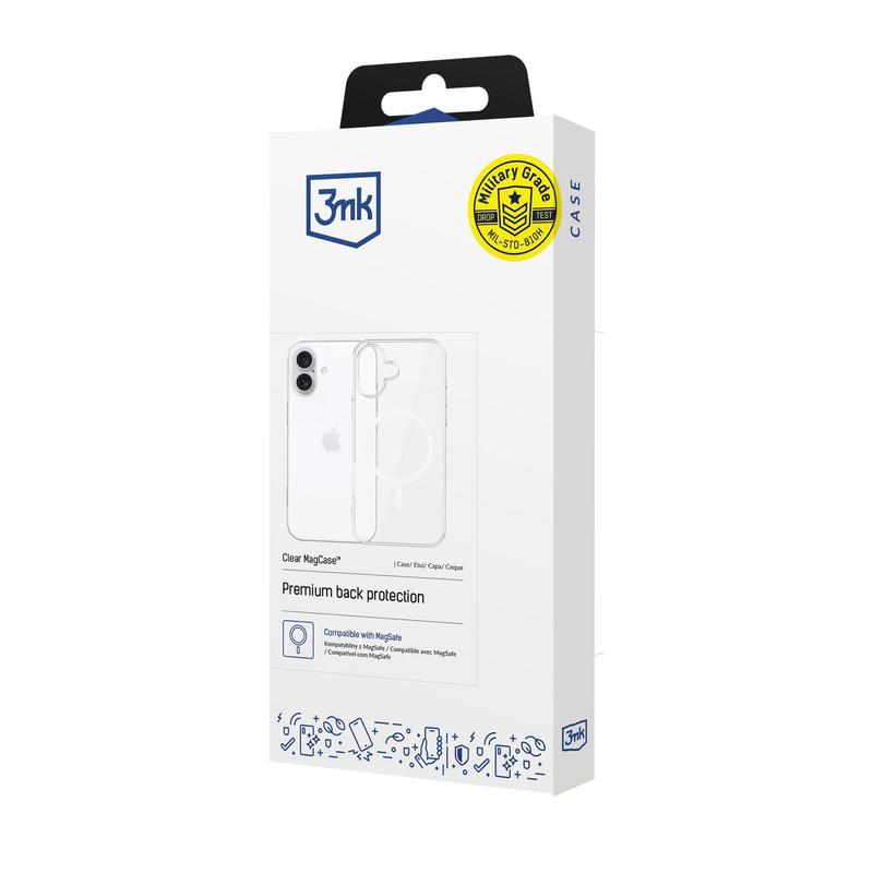 3MK Clear MagCase iPhone 16 Plus