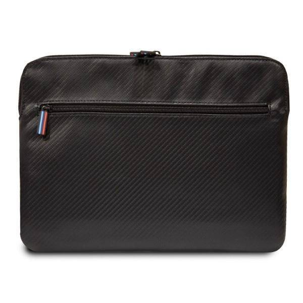 Original Handyhülle LAPTOP 16" BMW Sleeve Carbon Tricolor (BMCS16PUCARTCBK) schwarz