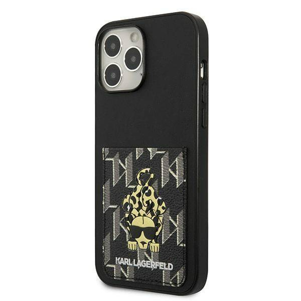Etui IPHONE 13 PRO MAX Karl Lagerfeld Hardcase Karlimals Cardslot (KLHCP13XCANCNK) czarne