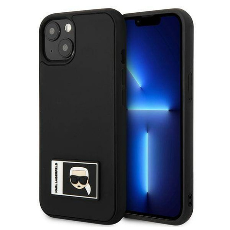 Karl Lagerfeld KLHCP13S3DKPK iPhone 13 mini 5,4 &quot;black / black hardcase Ikonik Patch