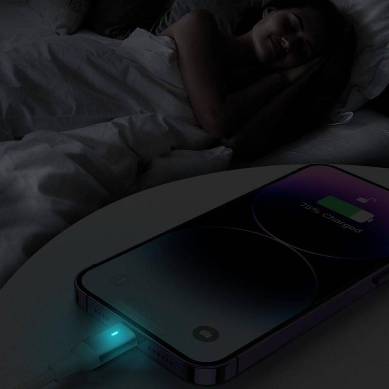 Joyroom Kabel USB - Lightning 2.4A A10 Serie 1,2 m weiß (S-UL012A10)