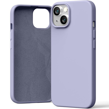 MERCURY SILICONE CASE IPHONE 15 (6.1), LAVENDER GRAY / LAWENDOWY