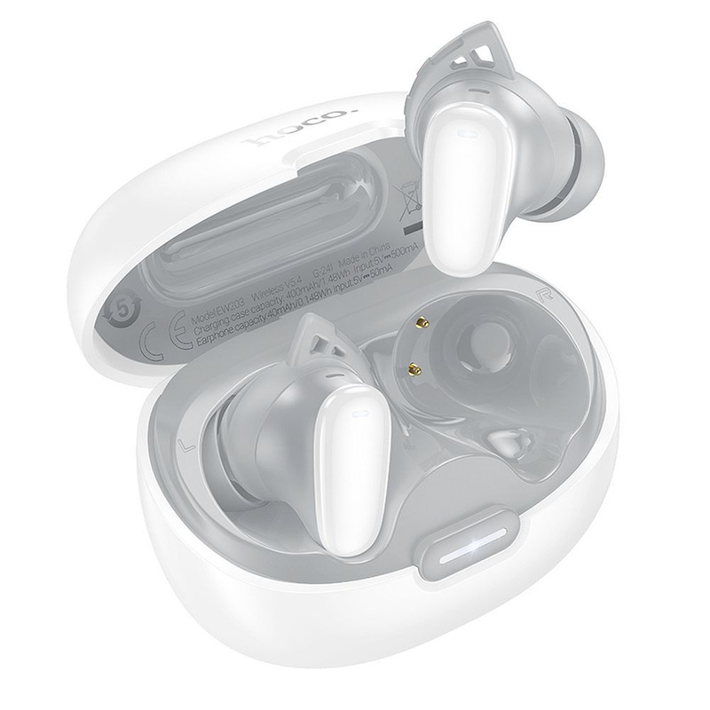 HOCO słuchawki bezprzewodowe bluetooth TWS EW203 białe