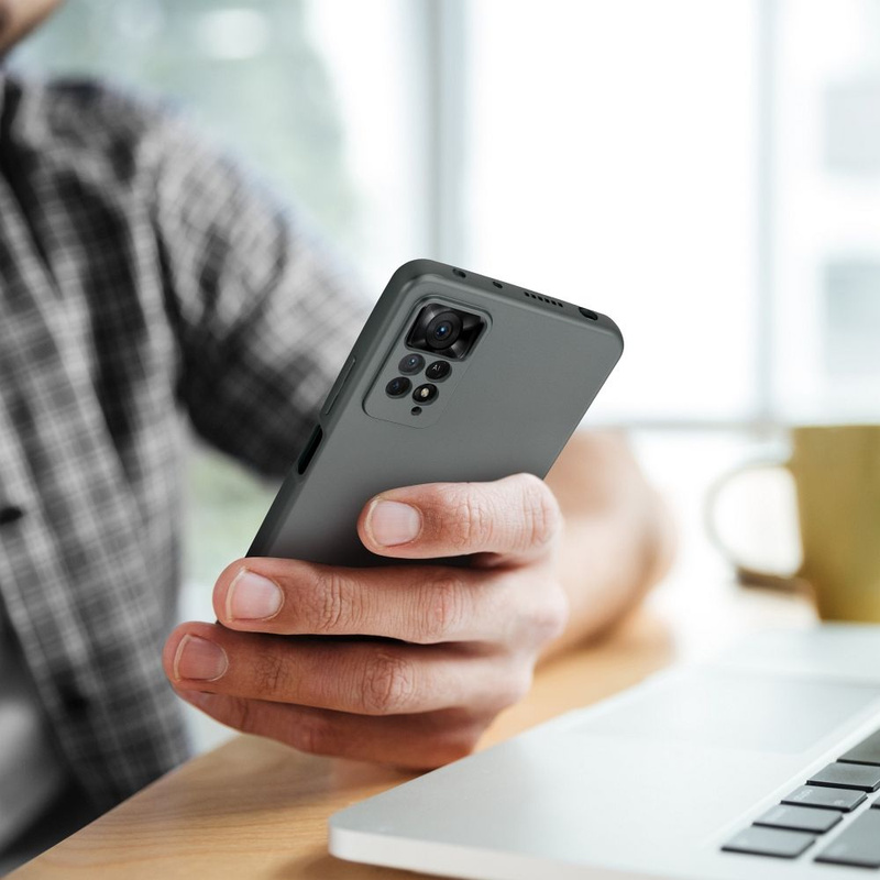 Futerał METALLIC do XIAOMI Redmi 13C szary