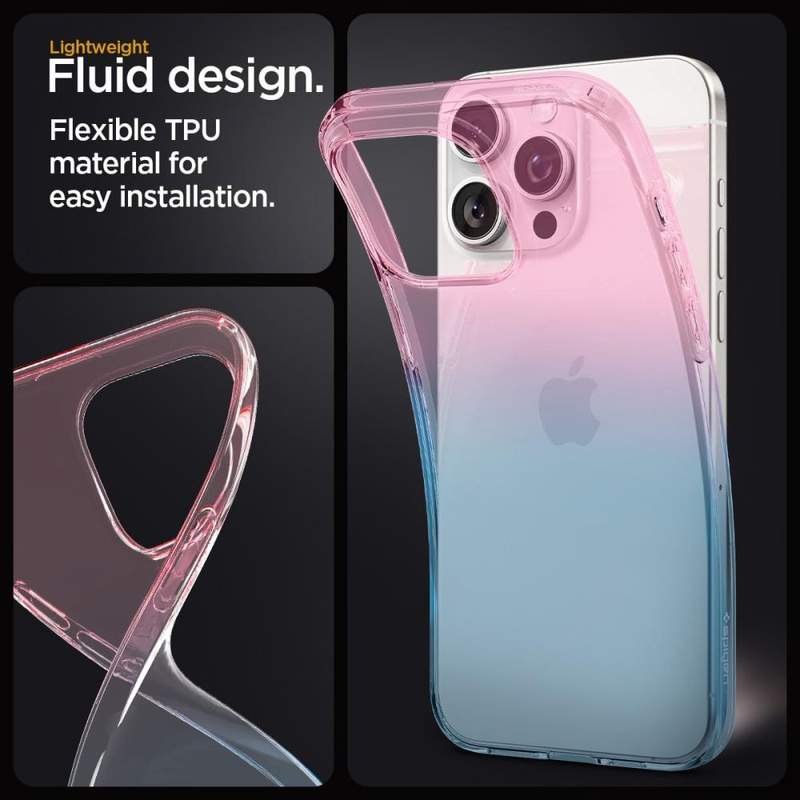 Spigen FLÜSSIGKRISTALL IPHONE 15 PRO ABSCHLUSS ROSA