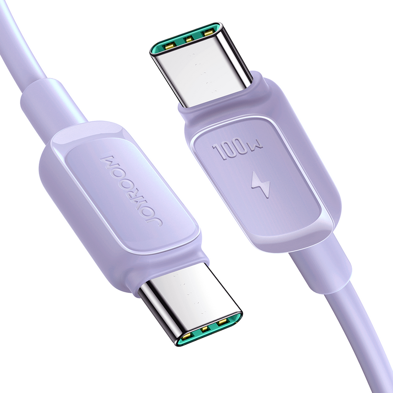 USB C - USB-C-Kabel 100 W 1,2 m Joyroom S-CC100A14 – Lila