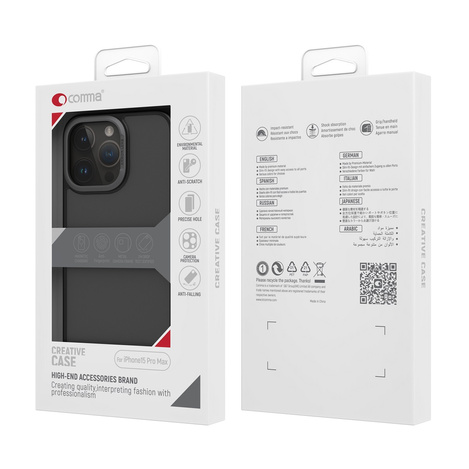 Comma nakładka Joy Elegant do iPhone 15 różowa