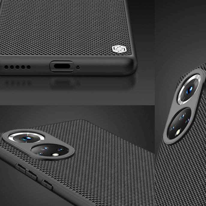 Nillkin Textured Case a durable reinforced case with a gel frame and nylon on the back Honor 50 Pro black