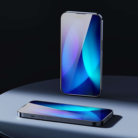 Baseus Privacy Tempered Glass for iPhone 14 Pro Full Screen 0.4mm Privacy Filter Anti Spy + Mounting Kit