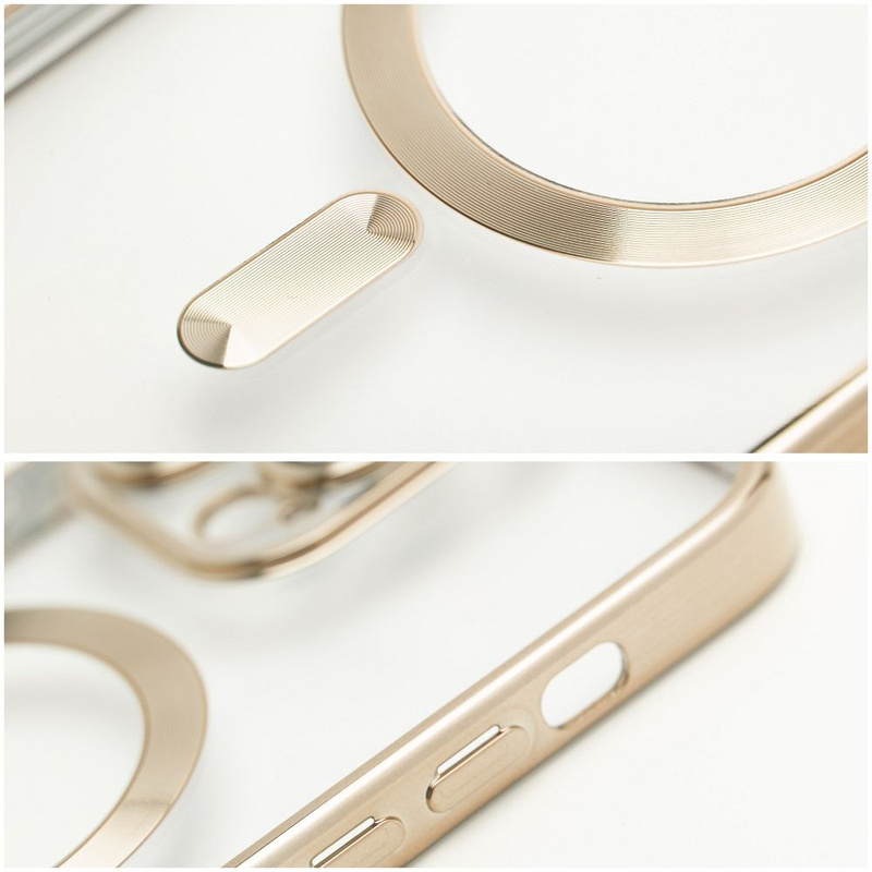 Futerał ELECTRO MAG COVER kompatybilny z MagSafe do IPHONE 16 Plus złoty