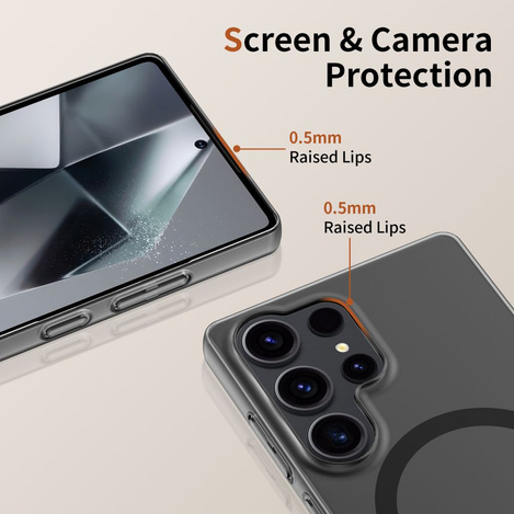 Etui Tech-Protect MagSlim MagSafe na Samsung Galaxy S25 Ultra - czarne